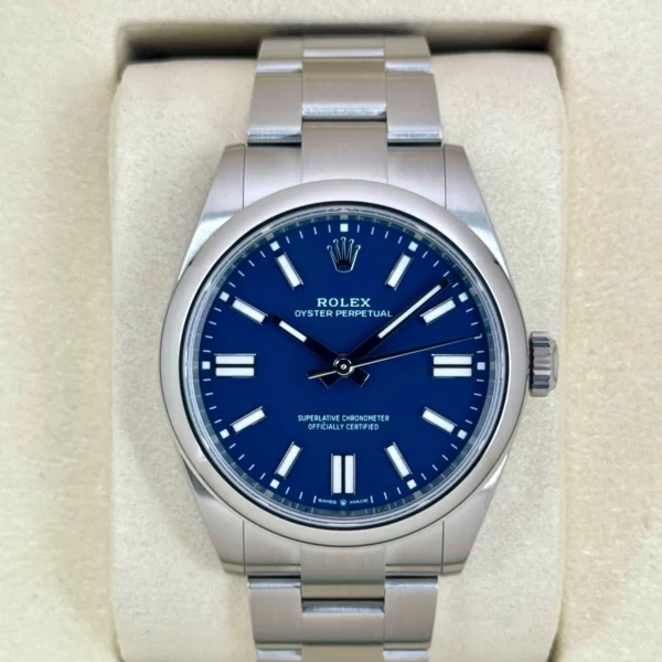 NEW 2025 Rolex Oyster Perpetual 41mm 134300 Med Blue Dial (STICKERED)