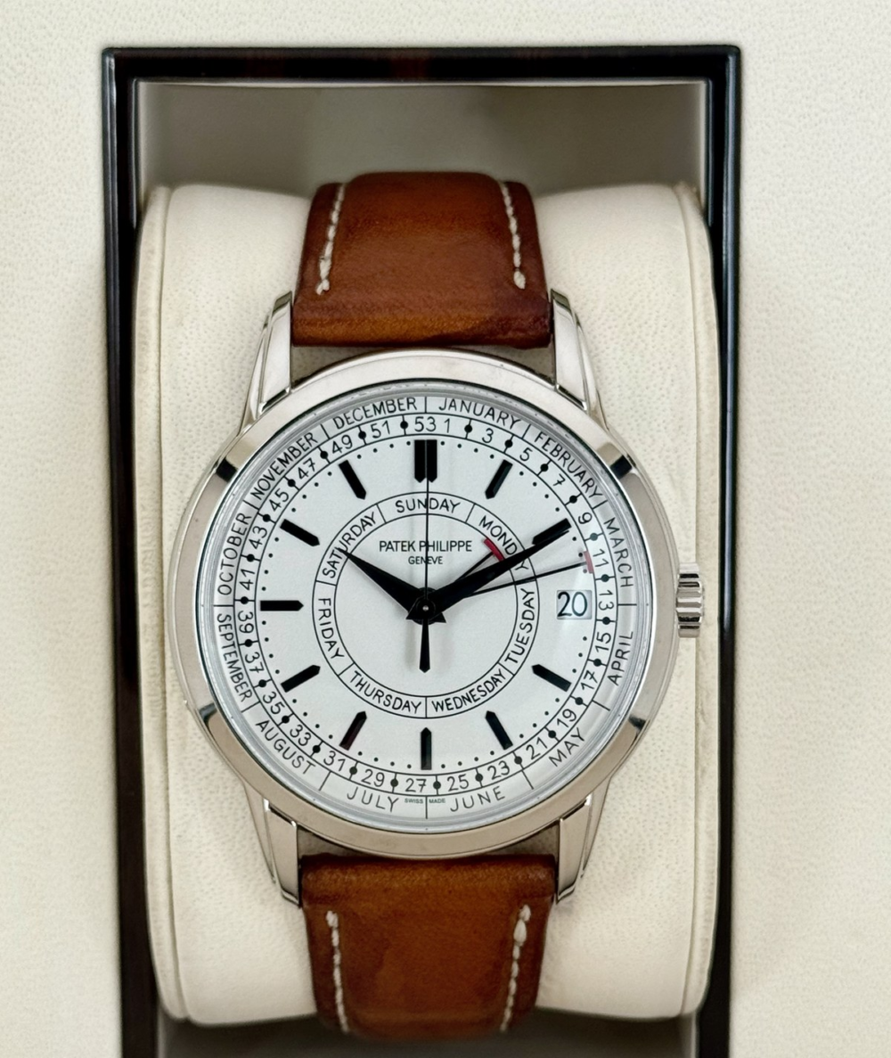 2020 Patek Philippe Calatrava Weekly Calendar 40mm 5212A Stainless Steel White Dial