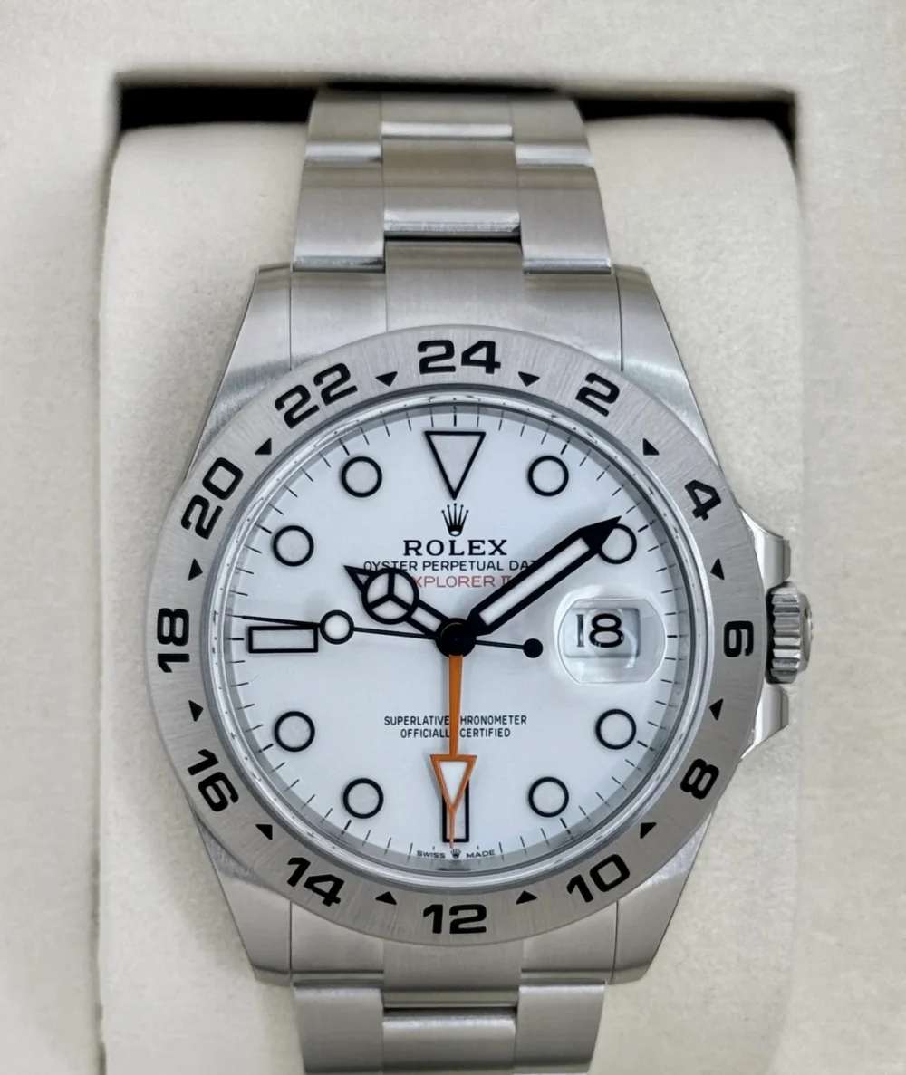 NEW 2025 Rolex Explorer II 42mm 226570 Polar White Dial (STICKERED)