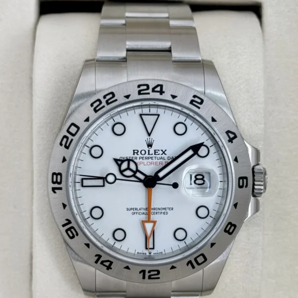 NEW 2025 Rolex Explorer II 42mm 226570 Polar White Dial (STICKERED)
