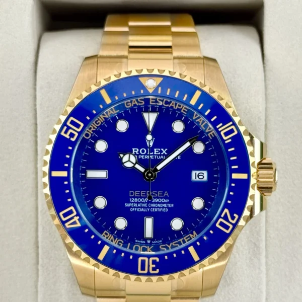 NEW 2026 Rolex Deepsea 44mm 136668LB Yellow Gold Blue Dial (STICKERED)
