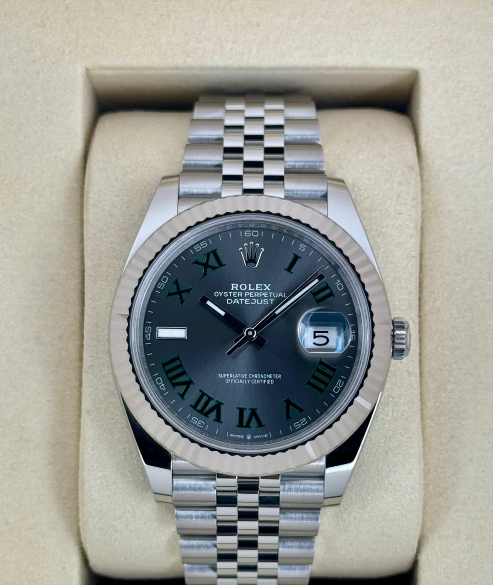NEW 2025 Rolex Datejust 41mm 126334 Jubilee Wimbledon Dial
