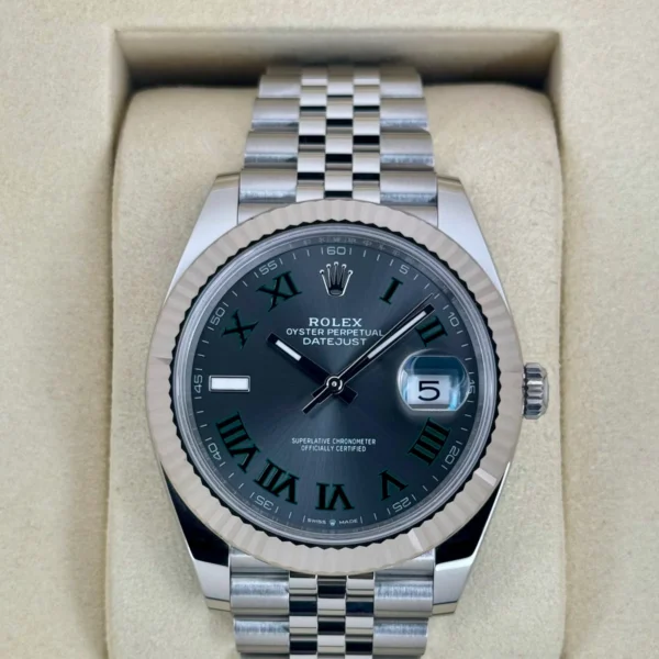NEW 2025 Rolex Datejust 41mm 126334 Jubilee Wimbledon Dial