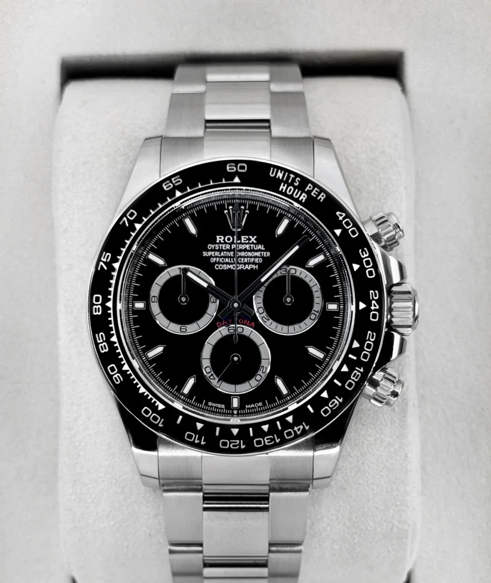 2025 Rolex Daytona 40mm 126500LN Stainless Steel Black Dial