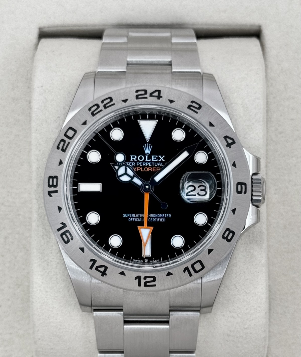 NEW 2026 Rolex Explorer II 42mm 226570 Stainless Steel Black Dial (STICKERED)