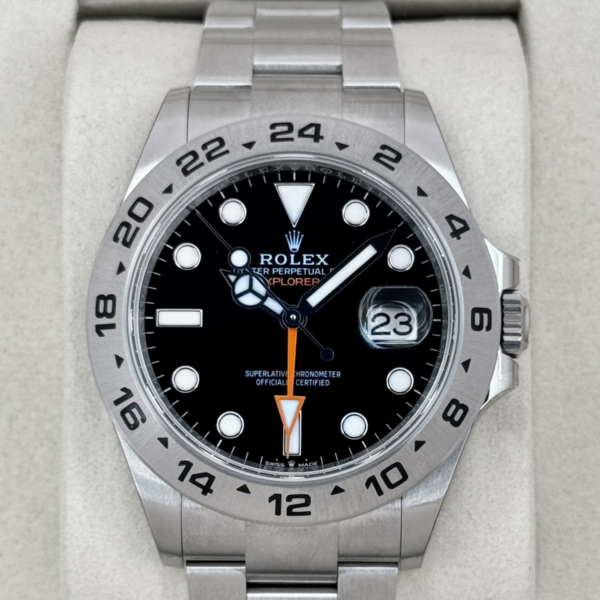 NEW 2026 Rolex Explorer II 42mm 226570 Stainless Steel Black Dial (STICKERED)