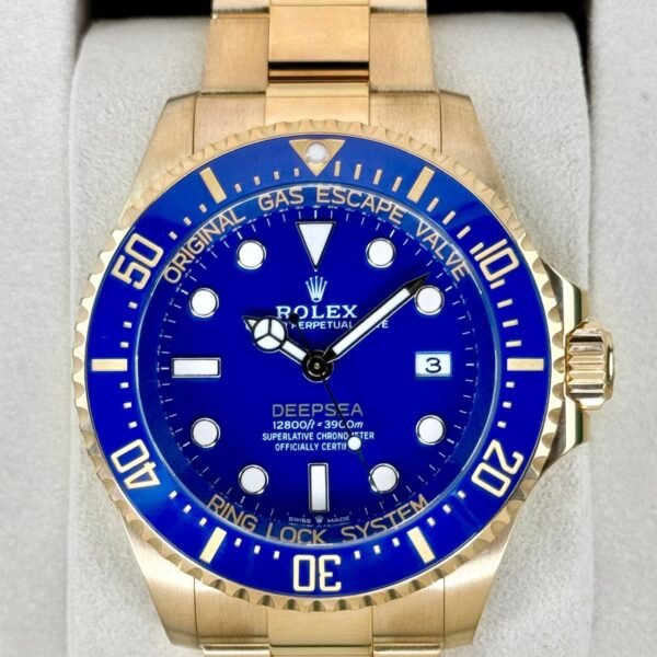 2026 Rolex Deepsea 44mm 136668LB 18K Yellow Gold Blue Dial