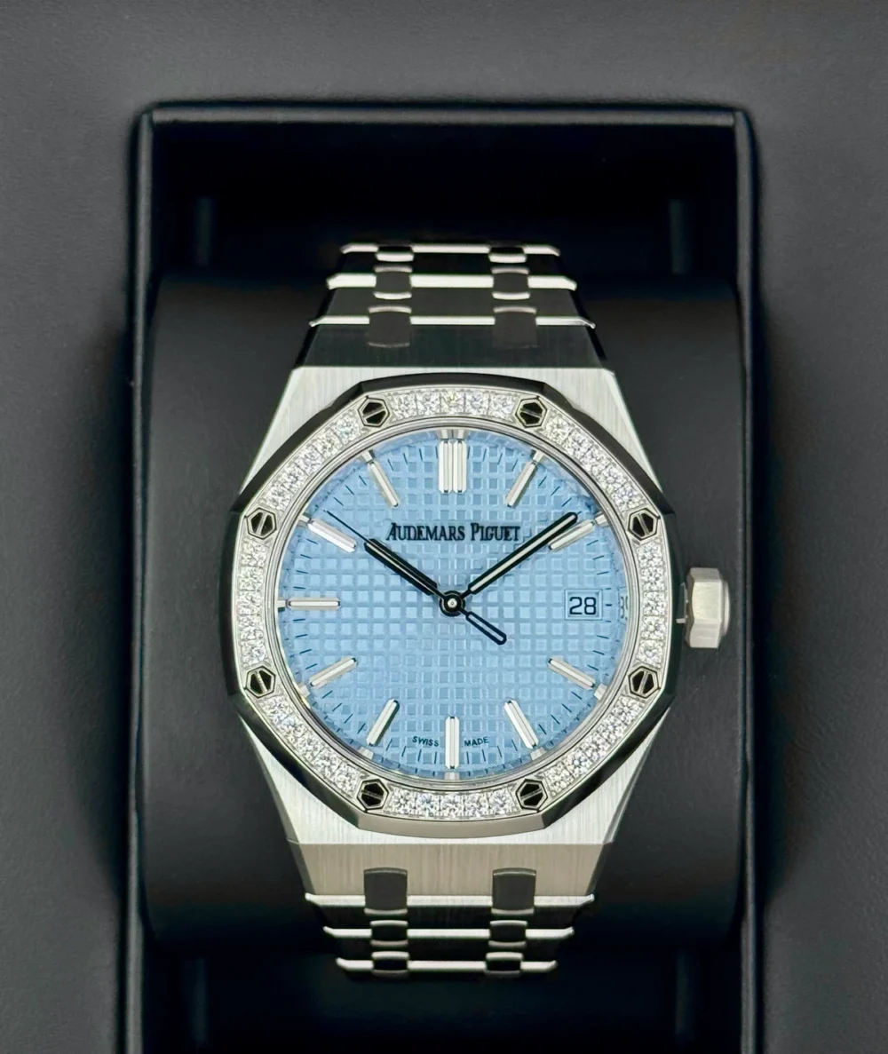 Audemars Piguet Royal Oak 37mm 15551ST Stainless Steel Blue Dial
