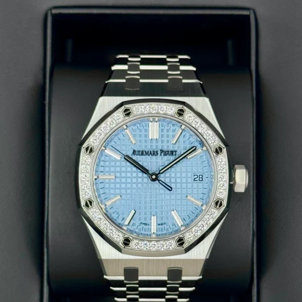 Audemars Piguet Royal Oak 37mm 15551ST Stainless Steel Blue Dial