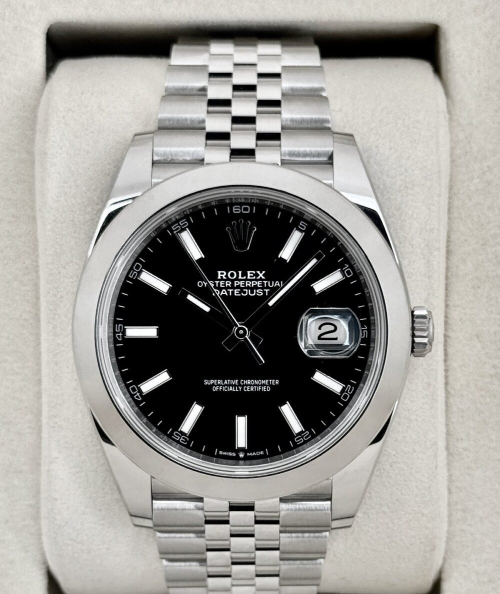 NEW 2026 Rolex Datejust 41mm 126300 Stainless Steel Jubilee Black Dial
