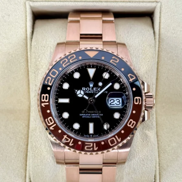 2021 Rolex GMT-Master II "Rootbeer" 40mm 126715CHNR Rose Gold