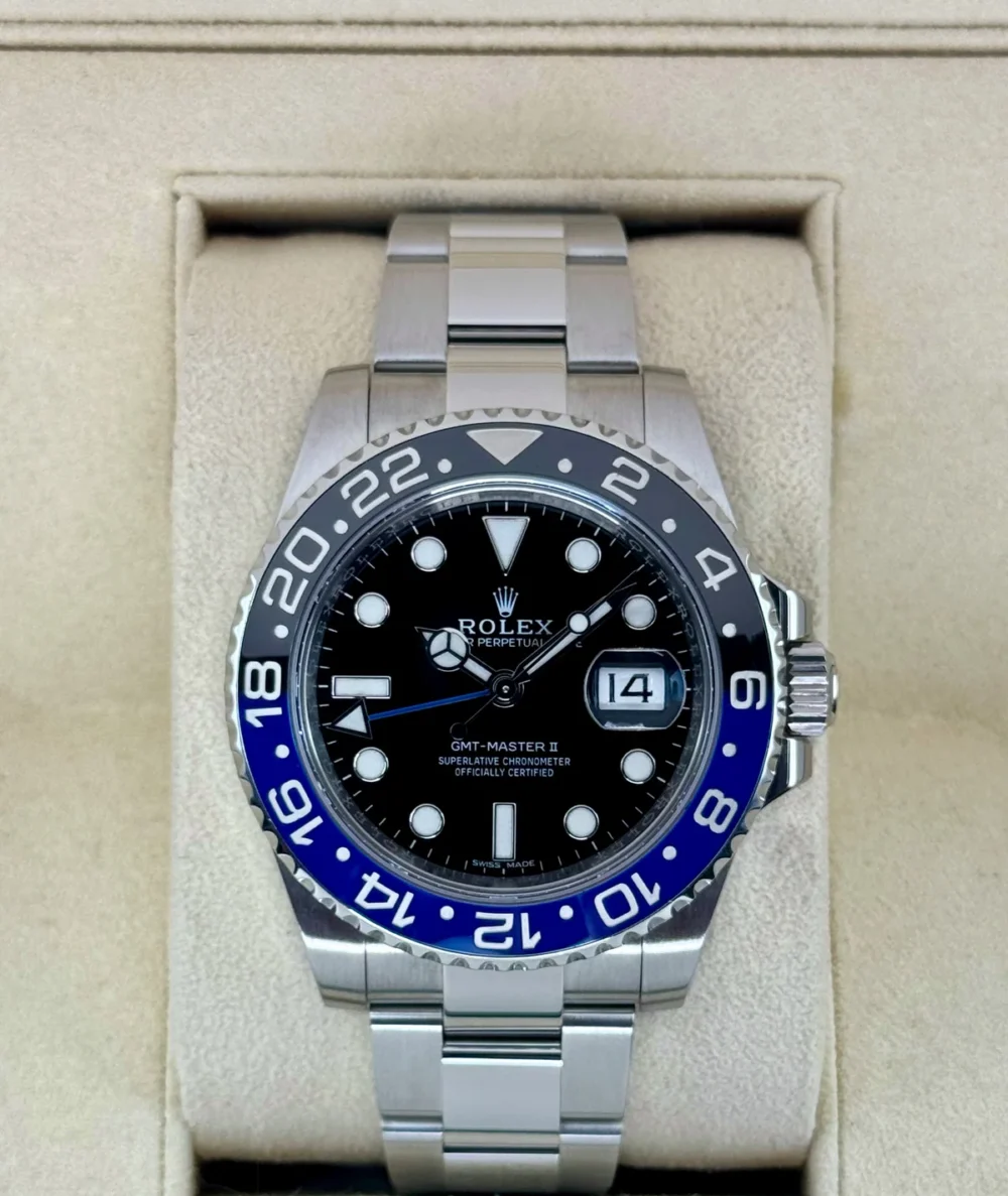 2016 Rolex GMT-Master II "Batman" 40mm 116710BLNR Oyster