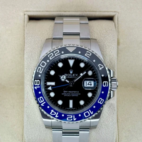 2016 Rolex GMT-Master II "Batman" 40mm 116710BLNR Oyster