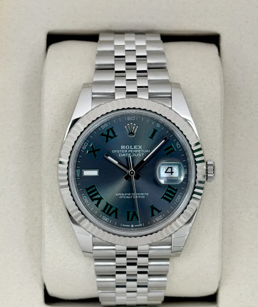 NEW 2025 Rolex Datejust 41mm 126334 Jubilee Wimbledon Dial (STICKERED)