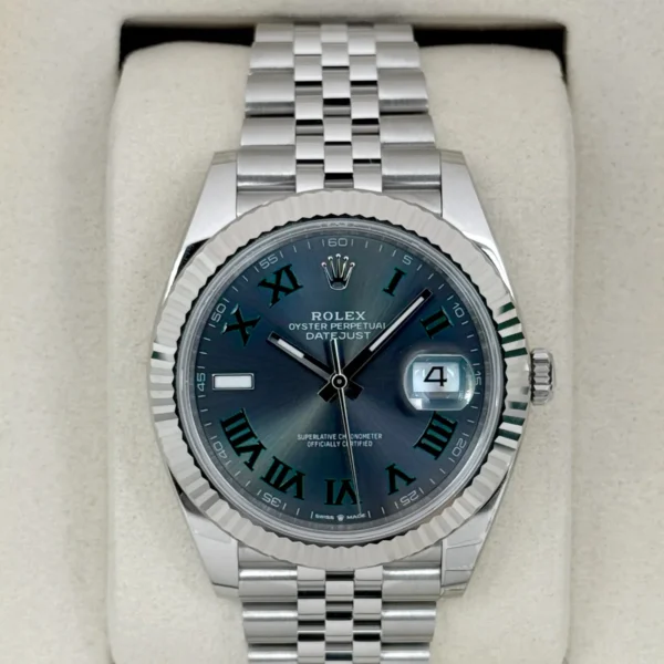 NEW 2025 Rolex Datejust 41mm 126334 Jubilee Wimbledon Dial (STICKERED)