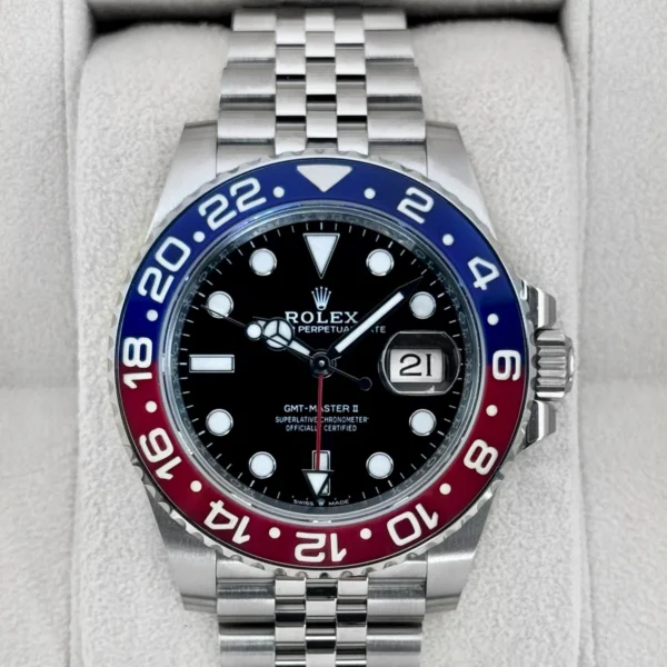 NEW 2023 Rolex GMT-Master II "Pepsi" 40mm 126710BLRO Jubilee (STICKERED)
