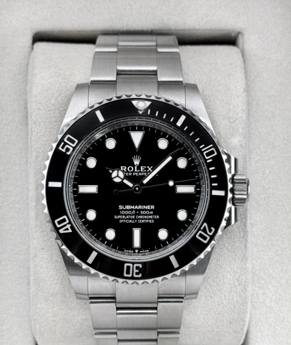 2025 Rolex Submariner 41mm 124060 Stainless Steel Black Dial