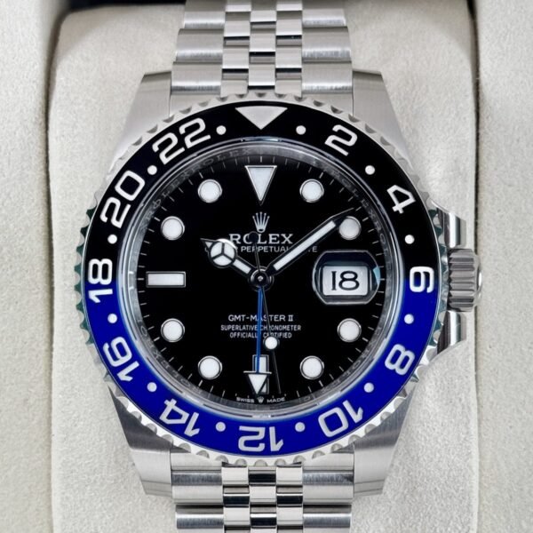 NEW 2026 Rolex GMT-Master II Batgirl 40mm 126710BLNR Jubilee (NEW STYLE CARD)