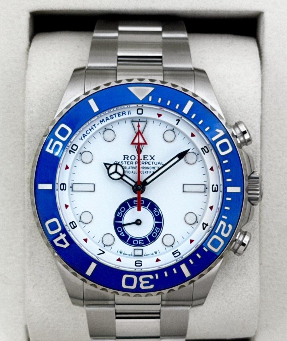 NEW 2026 Rolex Yacht-Master II 44mm 126680 Stainless Steel White Dial