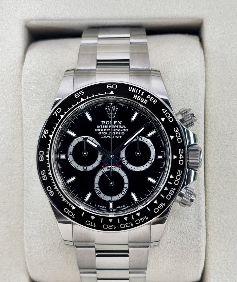 NEW 2025 Rolex Daytona 40mm 126500LN Stainless Steel Black Dial
