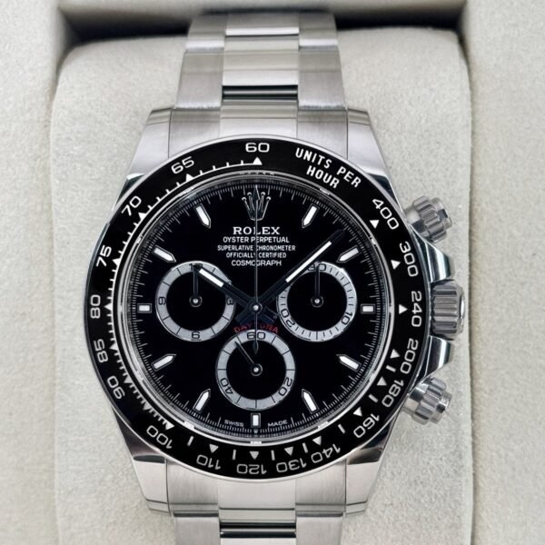 NEW 2025 Rolex Daytona 40mm 126500LN Stainless Steel Black Dial