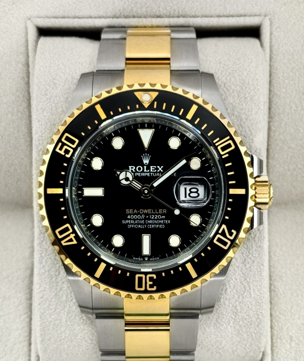 NEW 2022 Rolex Sea-Dweller 43mm 126603 Two-Tone Black Dial