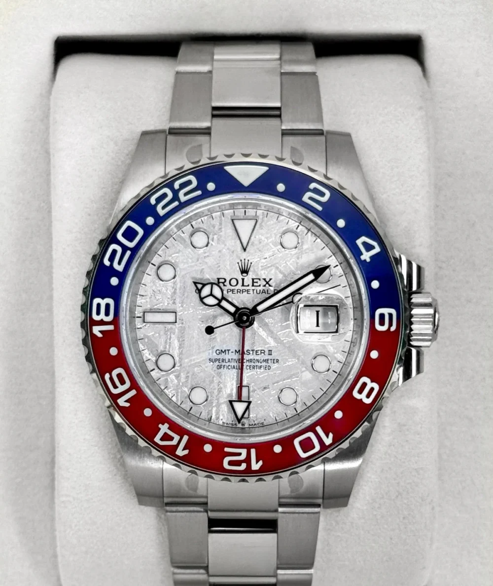 Rolex GMT-Master II "Pepsi" 40mm 126719BLRO Meteorite Dial
