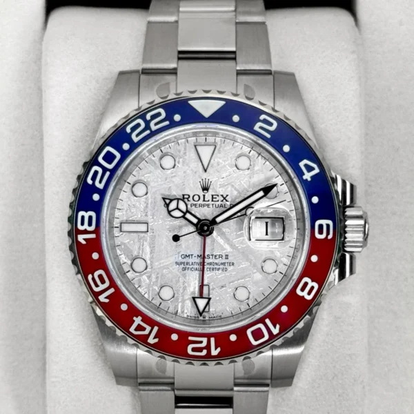 Rolex GMT-Master II "Pepsi" 40mm 126719BLRO Meteorite Dial