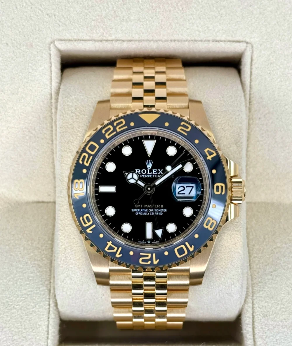 2024 Rolex GMT-Master II 40mm 126718GRNR Jubilee Black Dial