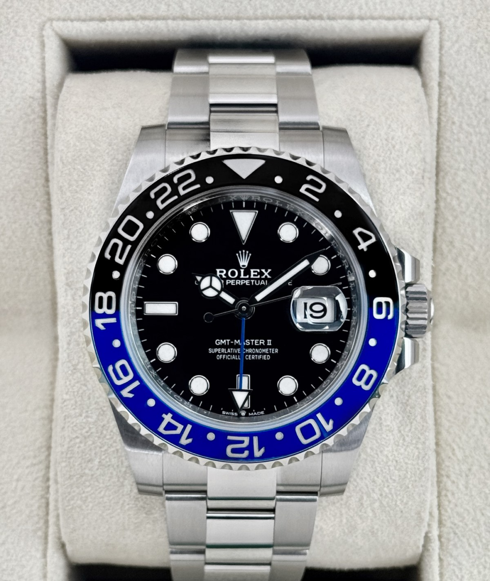 2022 Rolex GMT-Master II "Batman" 40mm 126710BLNR Oyster