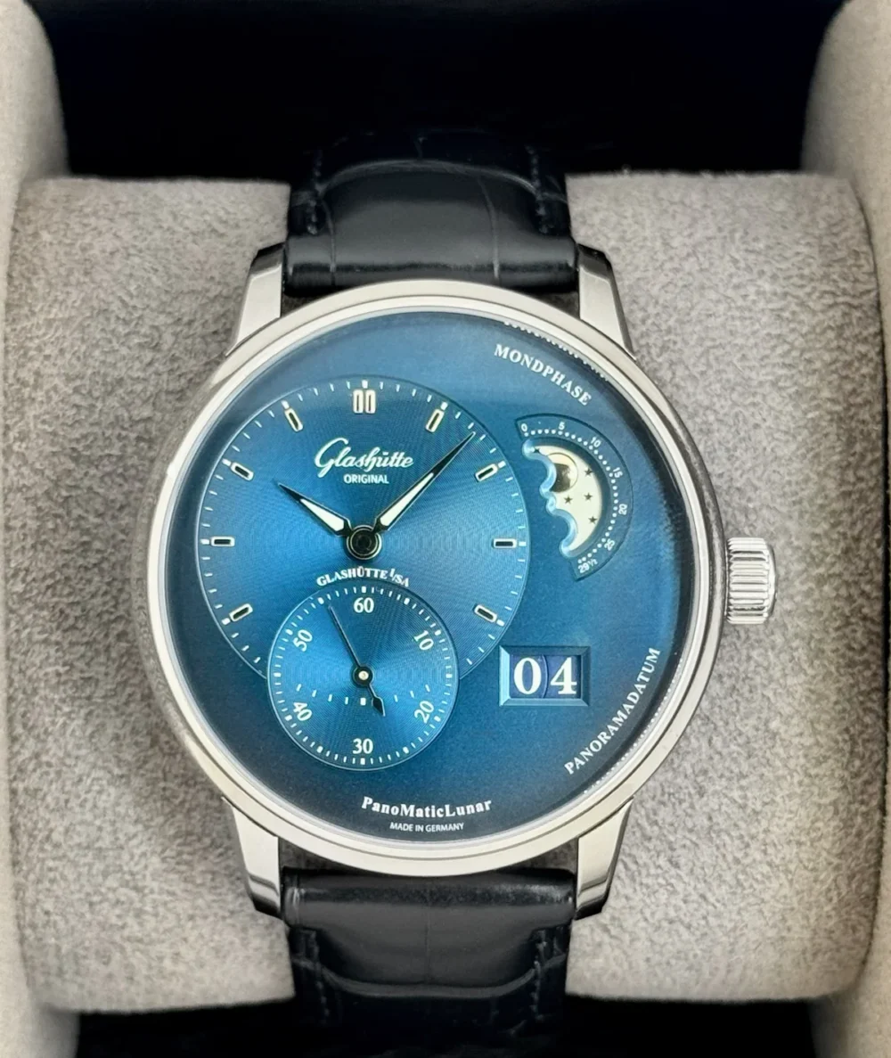 2025 Glashütte Original PanoMaticLunar 40mm 1-90-02-46-32-61 Blue Dial