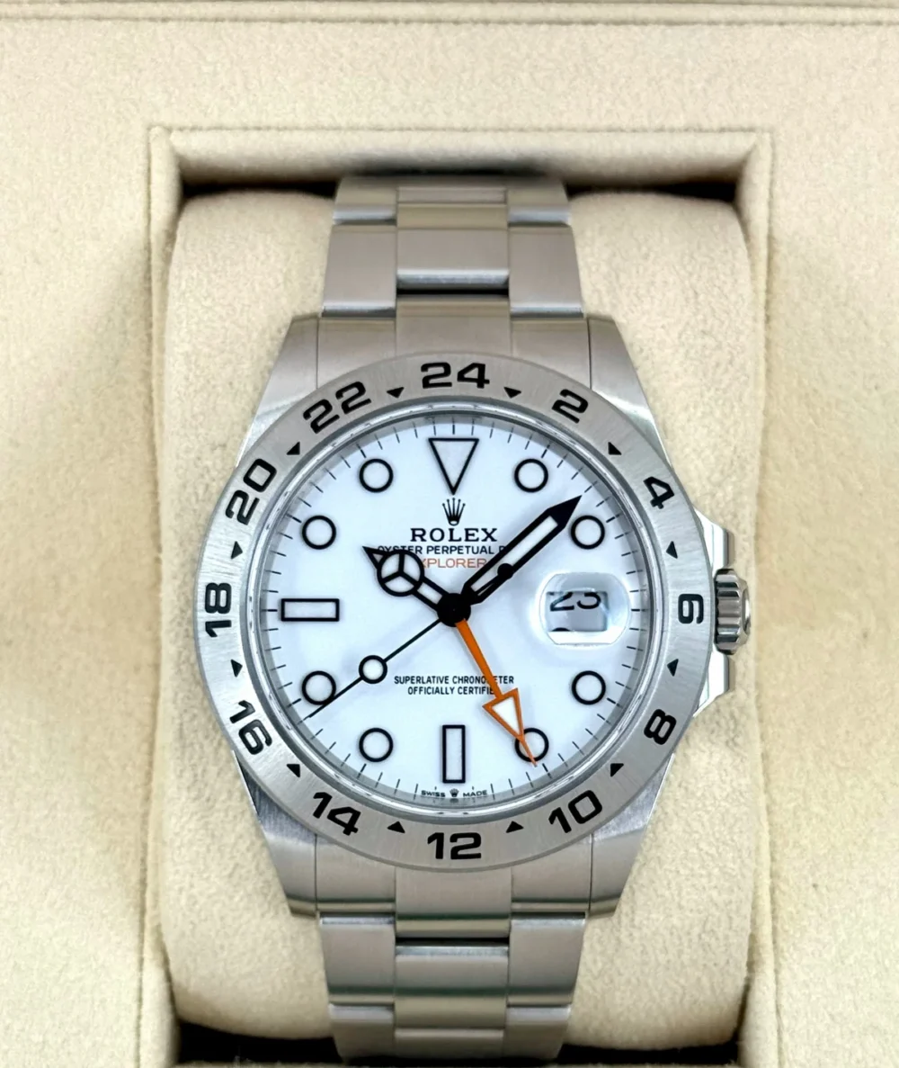 2024 Rolex Explorer II 42mm 226570 Polar White Dial