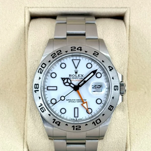 2024 Rolex Explorer II 42mm 226570 Polar White Dial