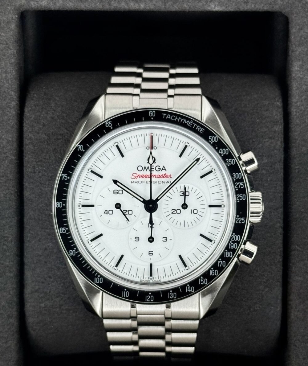 2025 Omega Speedmaster Moonwatch Pro 42mm 310.30.42.50.04.001 White Dial