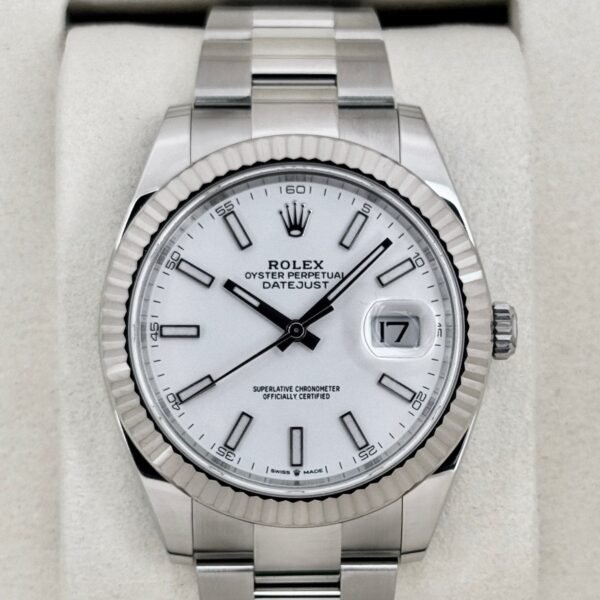 NEW 2026 Rolex Datejust 41mm 126334 Stainless Steel Oyster White Dial