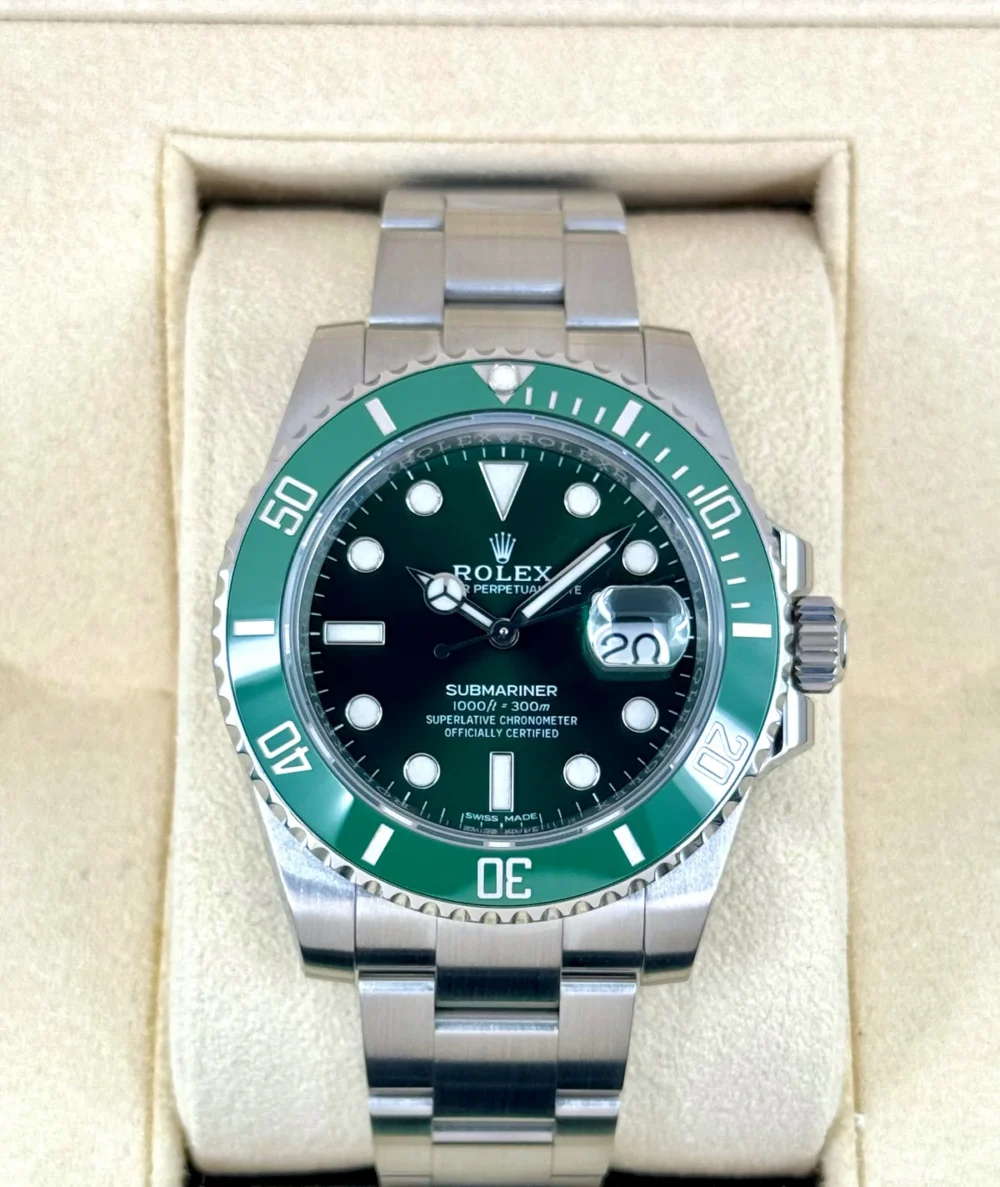 2018 Rolex Submariner “Hulk” 40mm 116610LV Green Dial