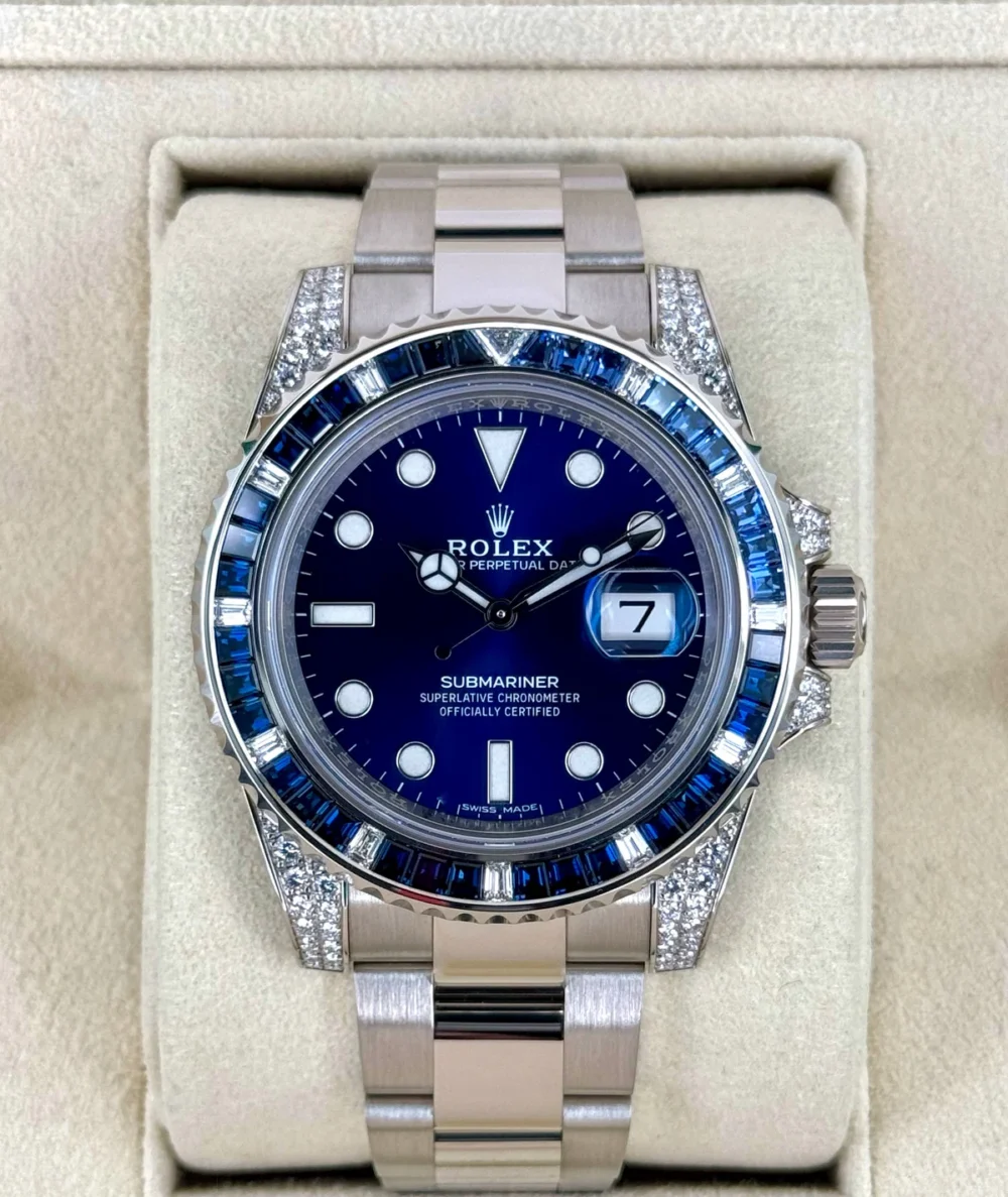 2020 Rolex Submariner 40mm 116659SABR White Gold Blue Dial