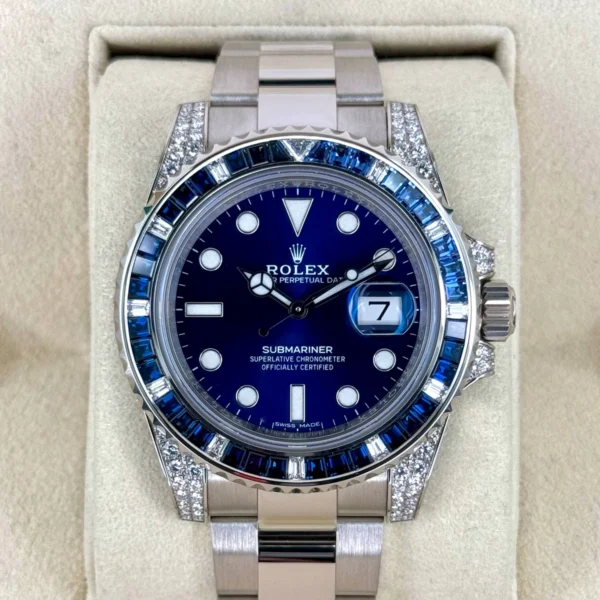 2020 Rolex Submariner 40mm 116659SABR White Gold Blue Dial