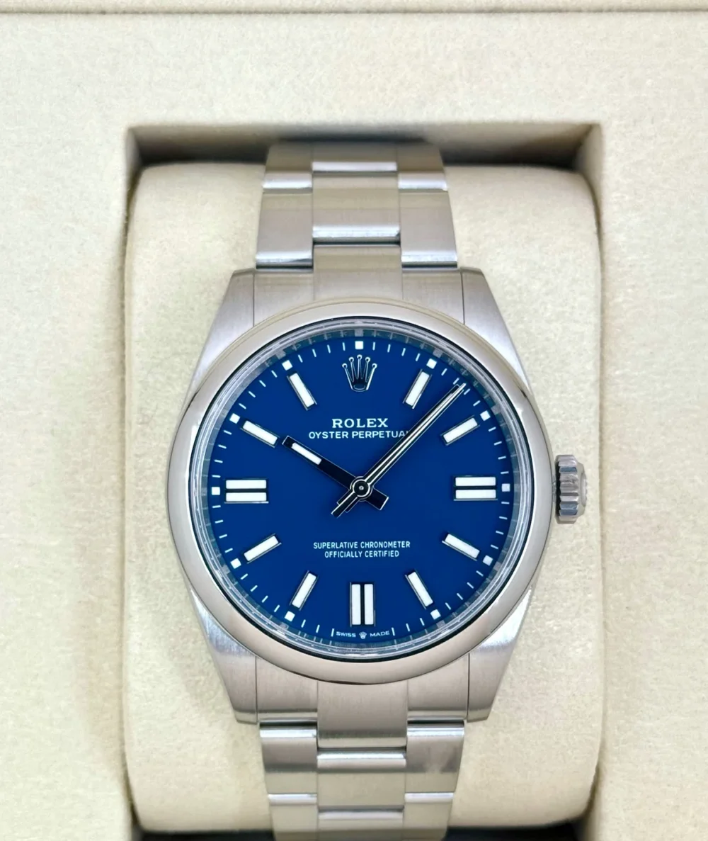2025 Rolex Oyster Perpetual 41mm 134300 Med Blue Dial