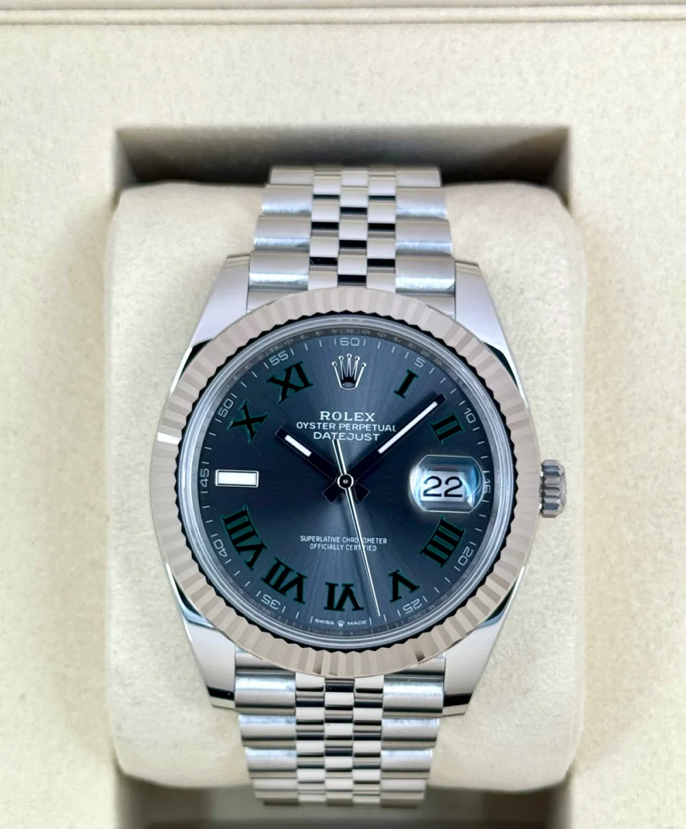 NEW 2025 Rolex Datejust 41mm 126334 Jubilee Wimbledon Dial