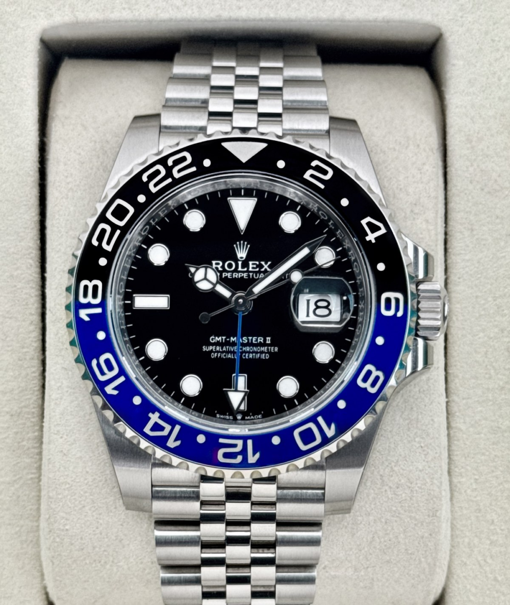 NEW 2026 Rolex GMT-Master II "Batgirl" 40mm 126710BLNR Jubilee (STICKERED)