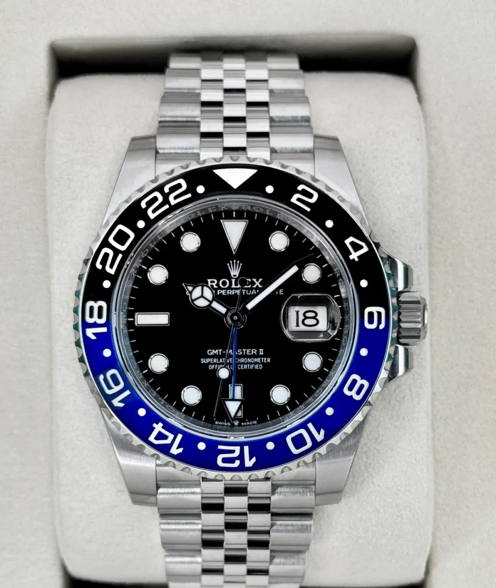 NEW 2026 Rolex GMT-Master II "Batgirl" 40mm 126710BLNR Jubilee (STICKERED)