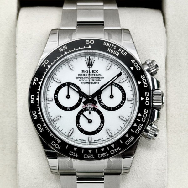 NEW 2026 Rolex Daytona 40mm 126500LN Stainless Steel Panda Dial (STICKERED)