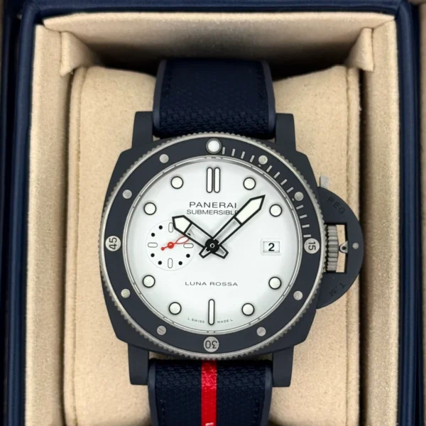 NEW 2025 Panerai Quarantaquattro 44mm PAM01543 Ceramic White Dial