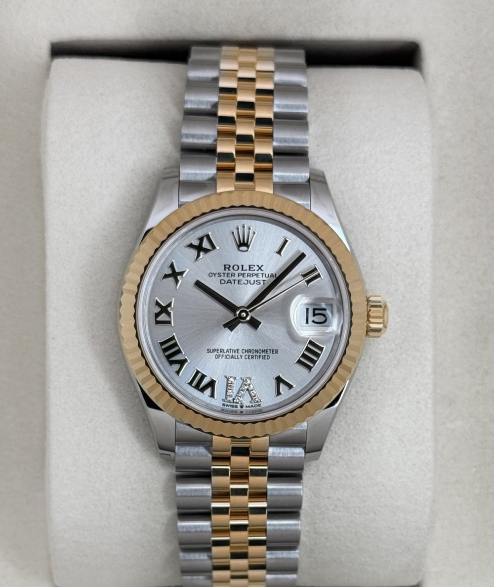 NEW 2026 Rolex Datejust 31mm 278273 Two-Tone Jubilee Silver Diamond