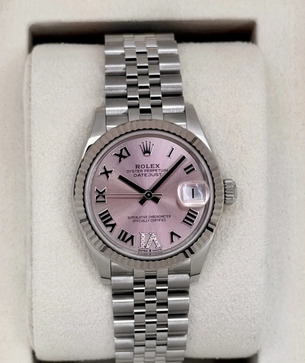 NEW 2025 Rolex Datejust 31mm 278274 Stainless Steel Jubilee Pink Dial