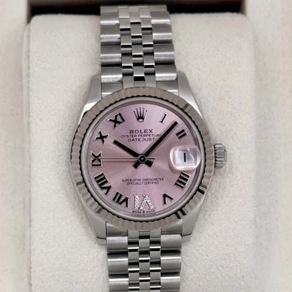 NEW 2025 Rolex Datejust 31mm 278274 Stainless Steel Jubilee Pink Dial
