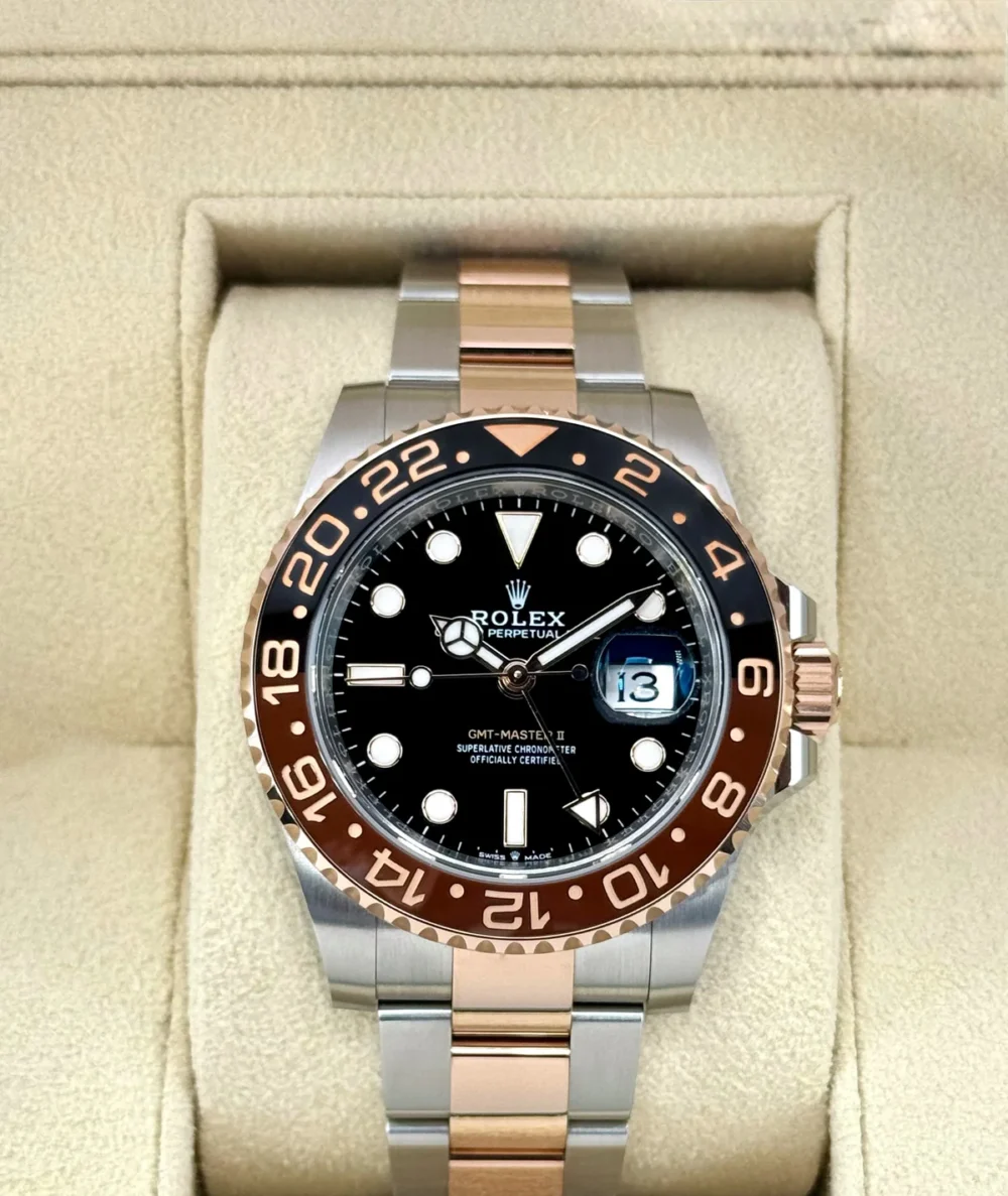 NEW 2024 Rolex GMT-Master II "Rootbeer" 40mm 126711CHNR Two-Tone