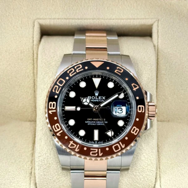 NEW 2024 Rolex GMT-Master II "Rootbeer" 40mm 126711CHNR Two-Tone