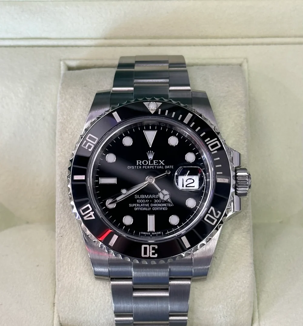 2013 Rolex Submariner Date 40mm 116610 Oyster Black Dial